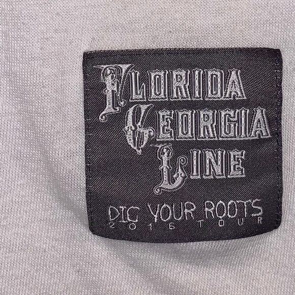 🇺🇸 Florida Georgia Line Graphic Band Tee Shirt - Picture 2 of 5